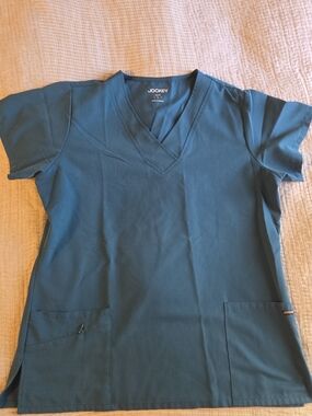 Jockey Dark Teal V-Neck Scrub Top